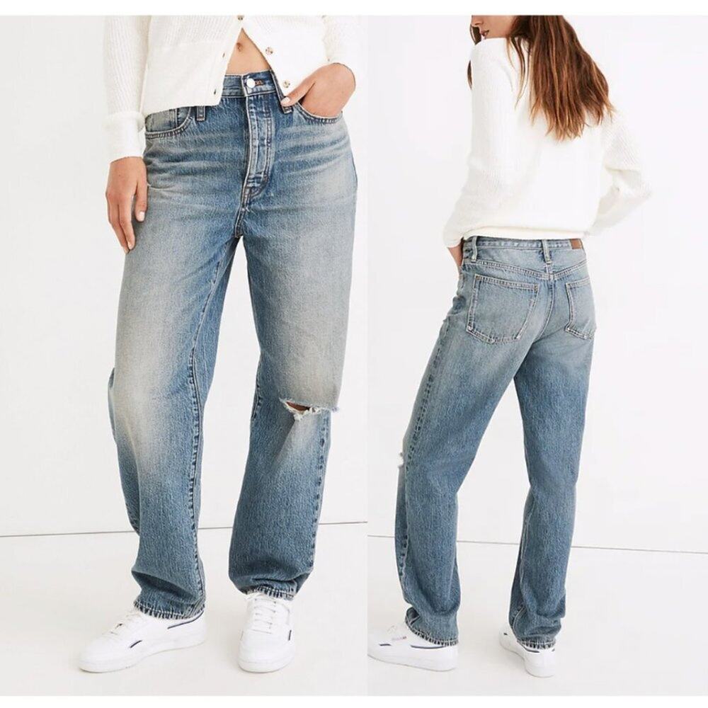Madewell The Dadjean in Duane Wash: Ripped Edition